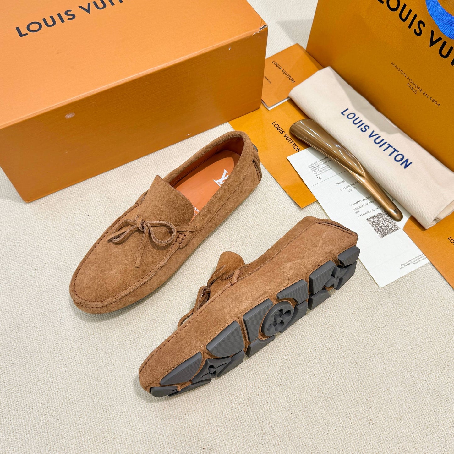 Louis Vuitton Leather Driving Shoes