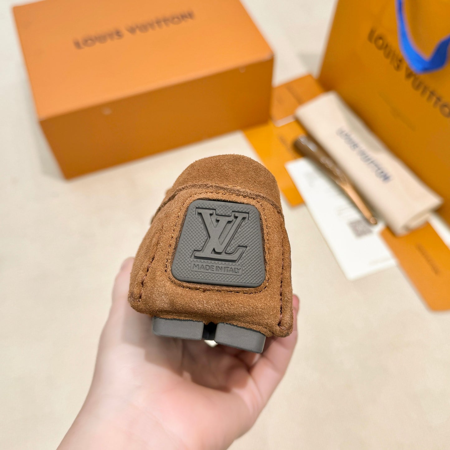 Louis Vuitton Leather Driving Shoes