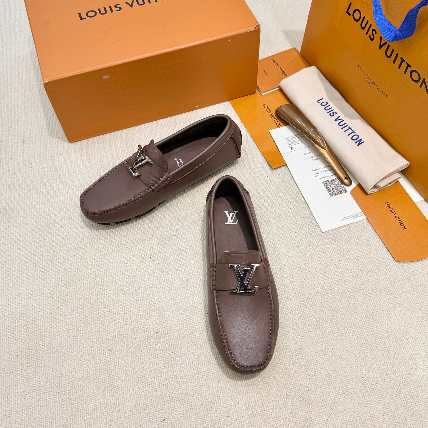 Louis Vuitton Leather Driving Shoes