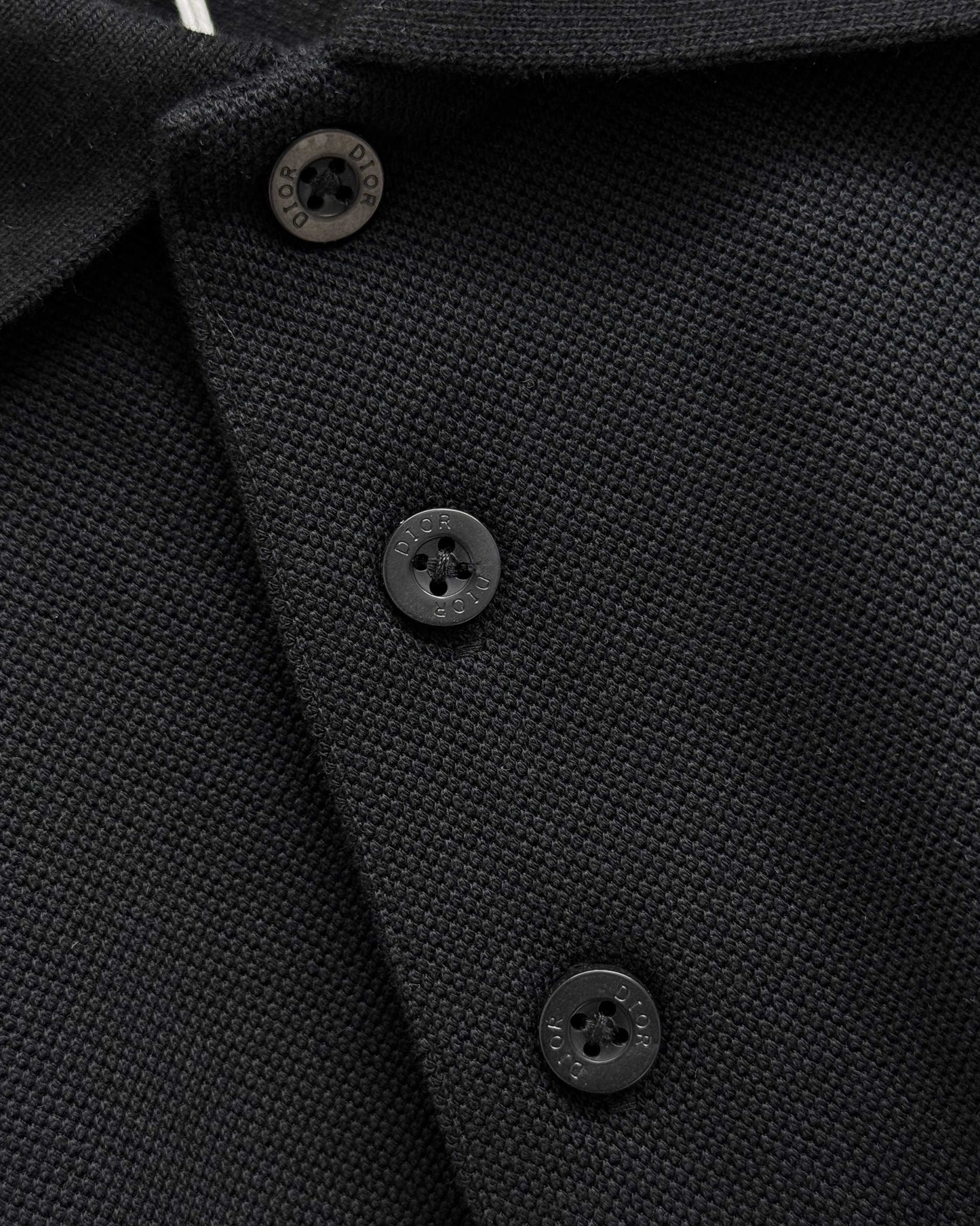 Dior Embroidered Letter Polo Shirt