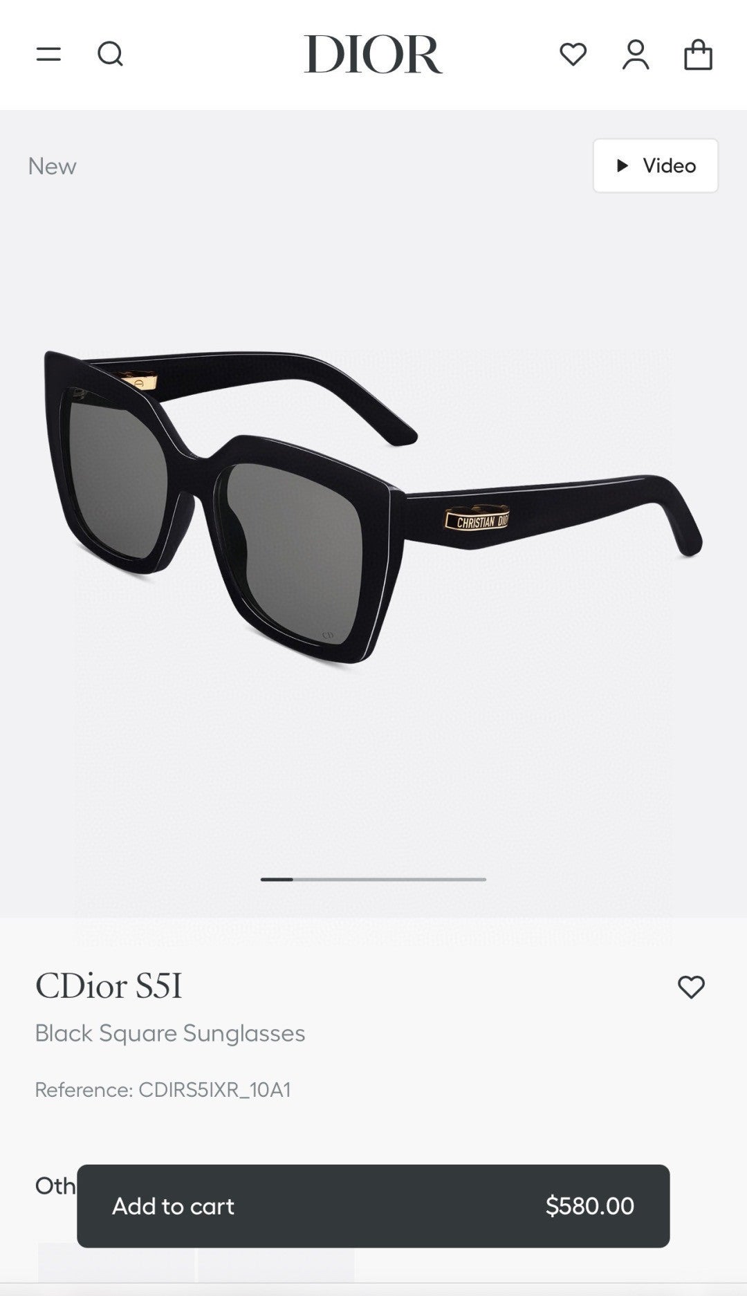 Dior Cdior S5F Sunglasses