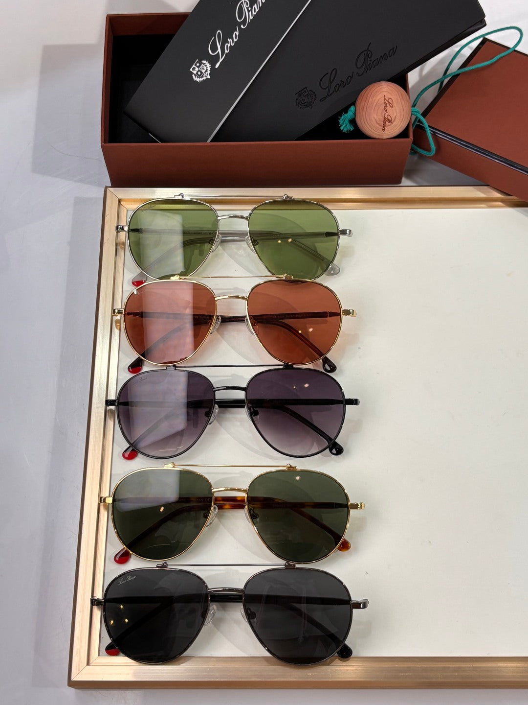 Loro Piana Aviator Sunglasses