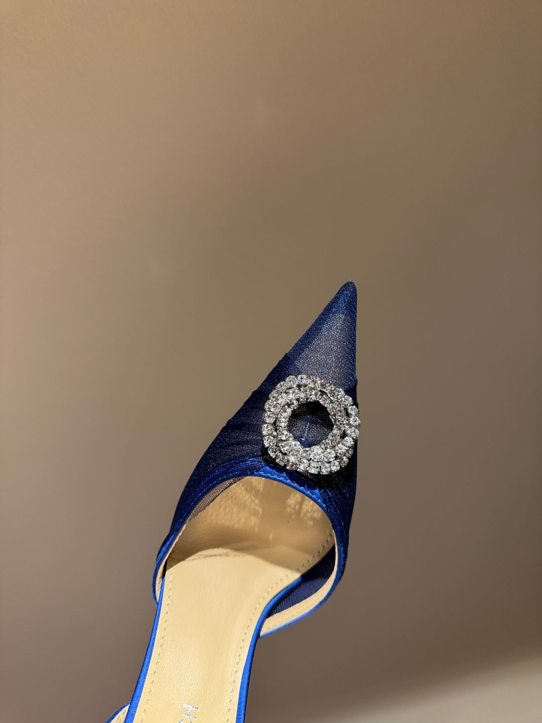 MACH & MACH Rhinestone Lace Heeled Sandals – 2025 Early Spring Collection