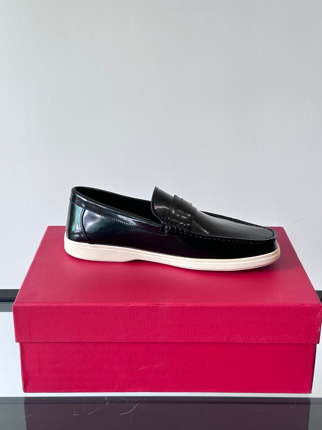 Ferragamo Men's Imported Calfskin Driving Shoes