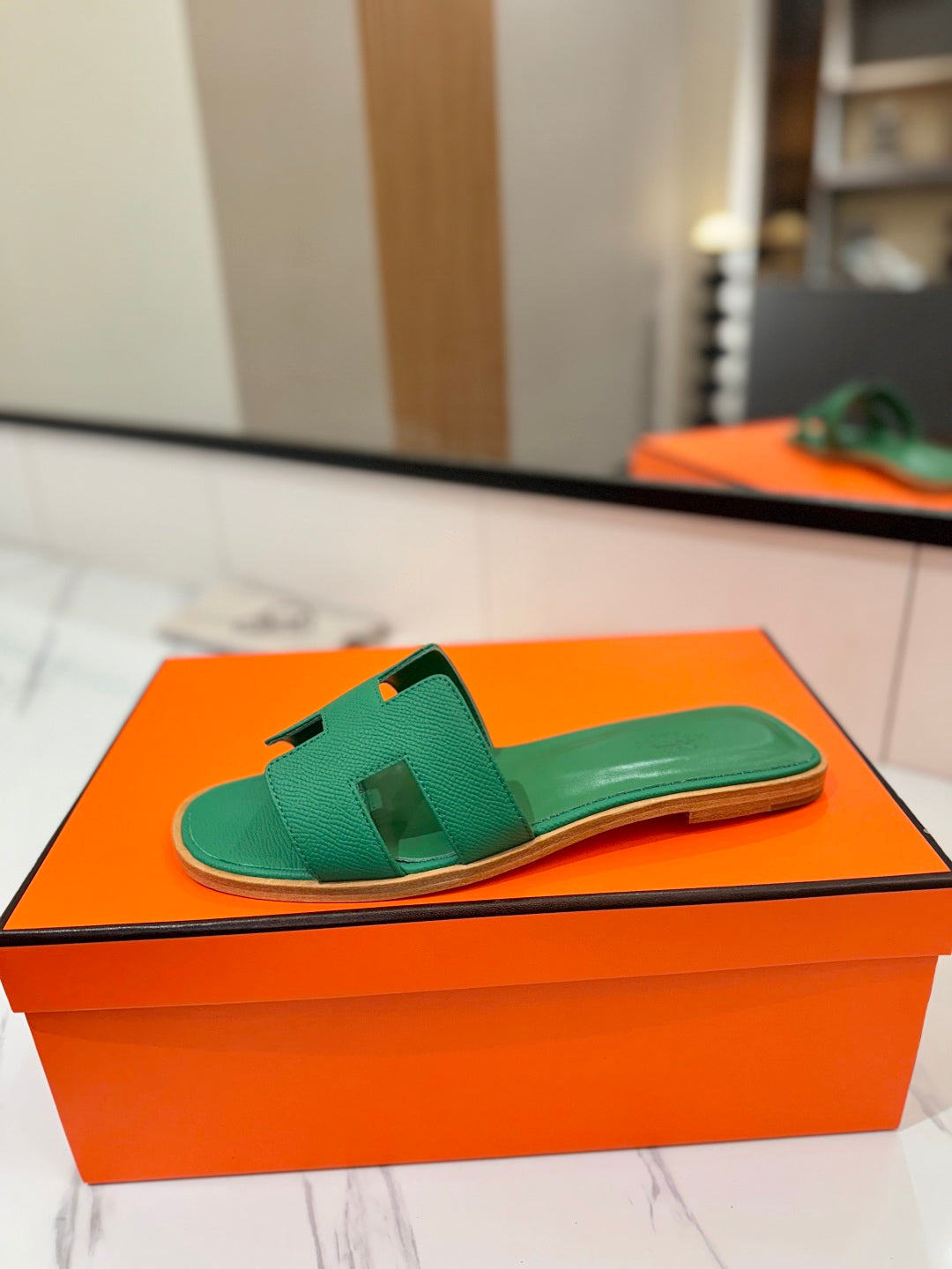 Hermès Classic Epsom Leather Loafers