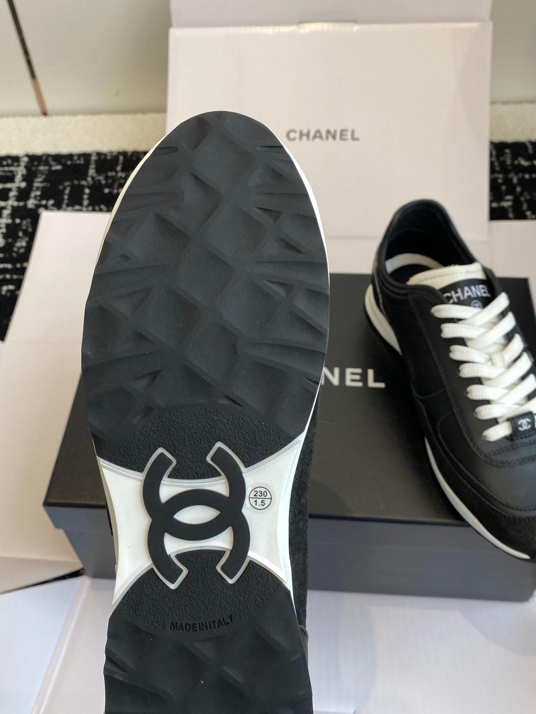 Chanel Panda Platform Sneakers – 2025SS