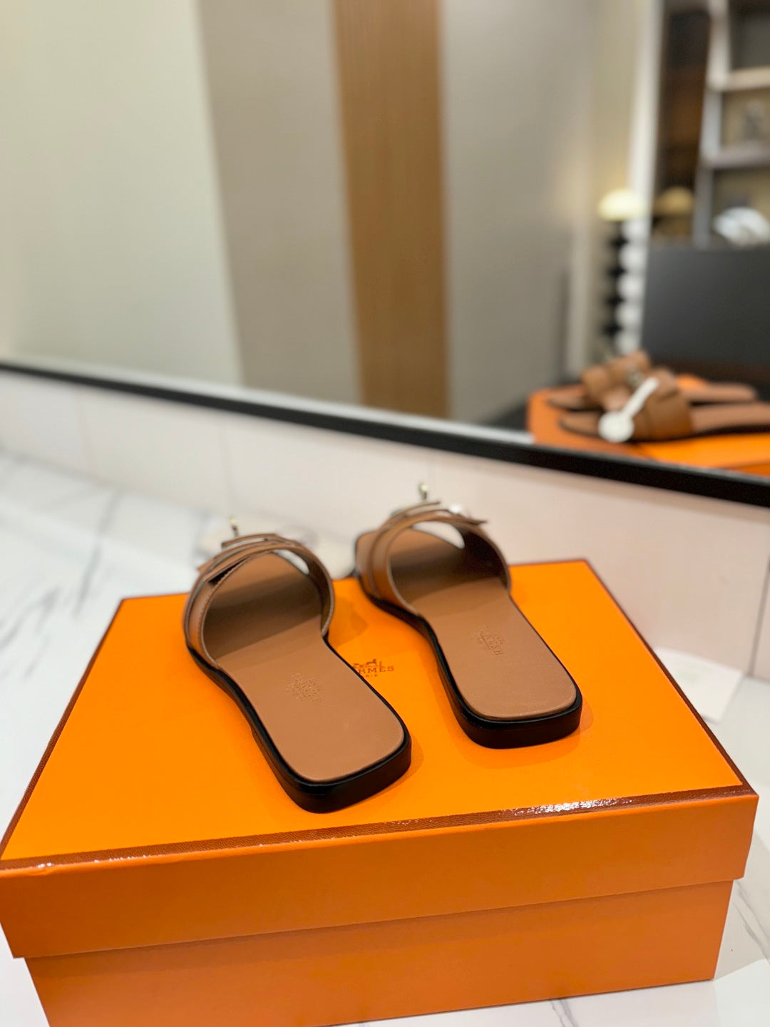 Hermès Classic Timeless Leather Sandals
