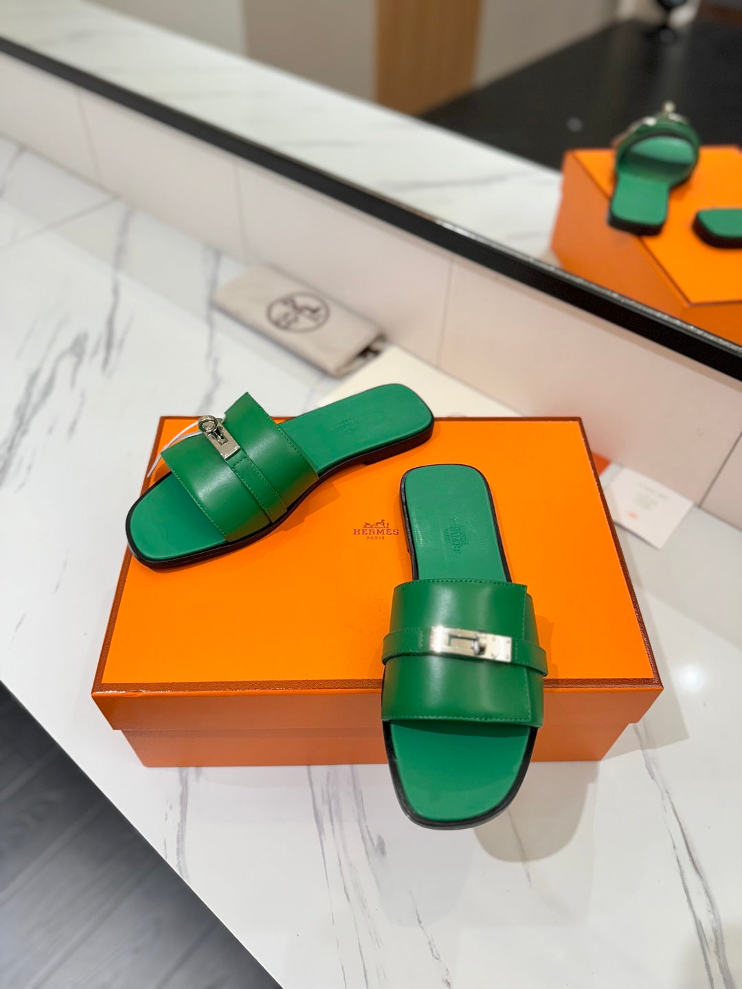 Hermès Classic Timeless Leather Sandals