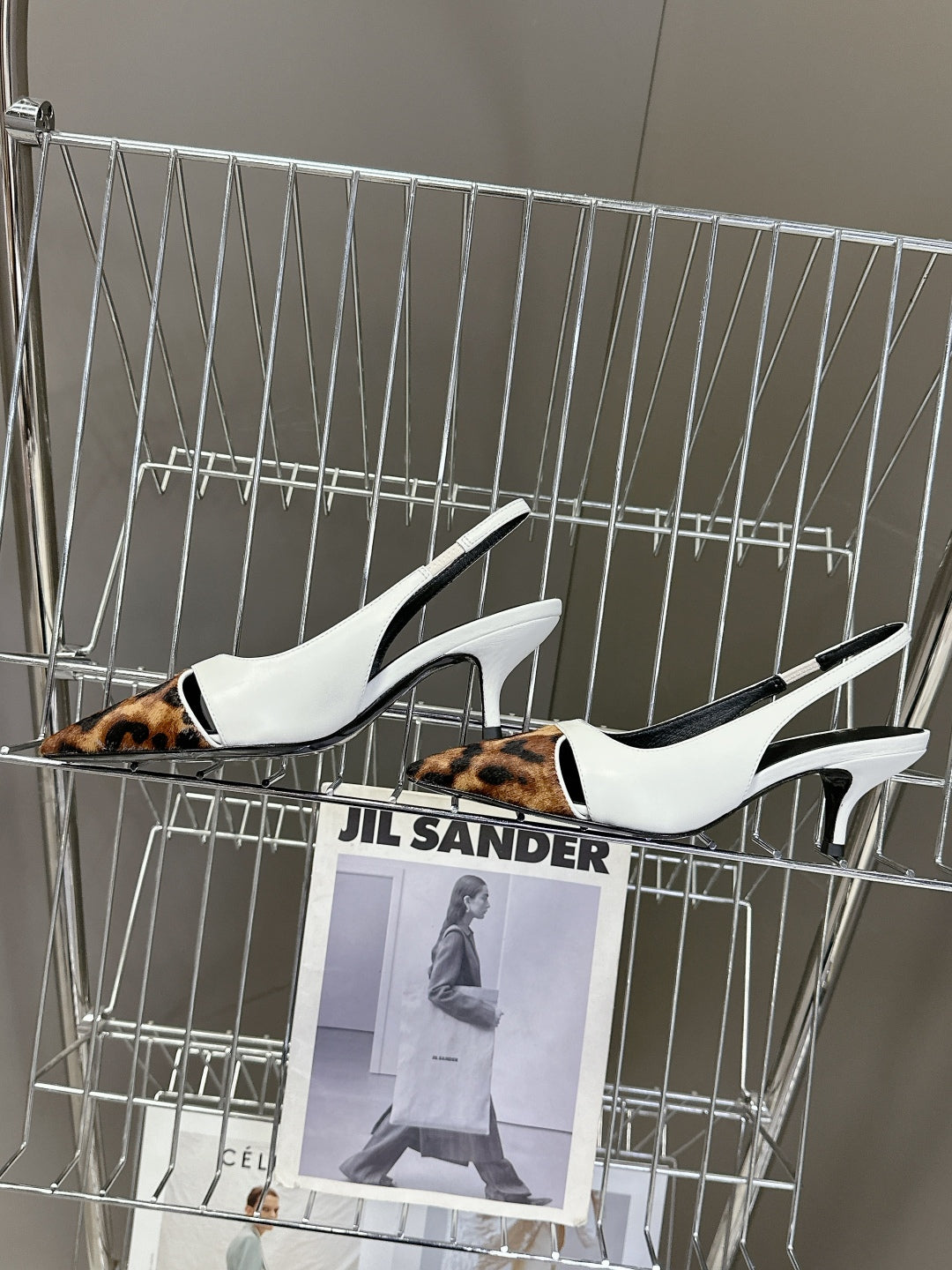 Celine Triomphe Calfskin Heels – Spring/Summer Collection