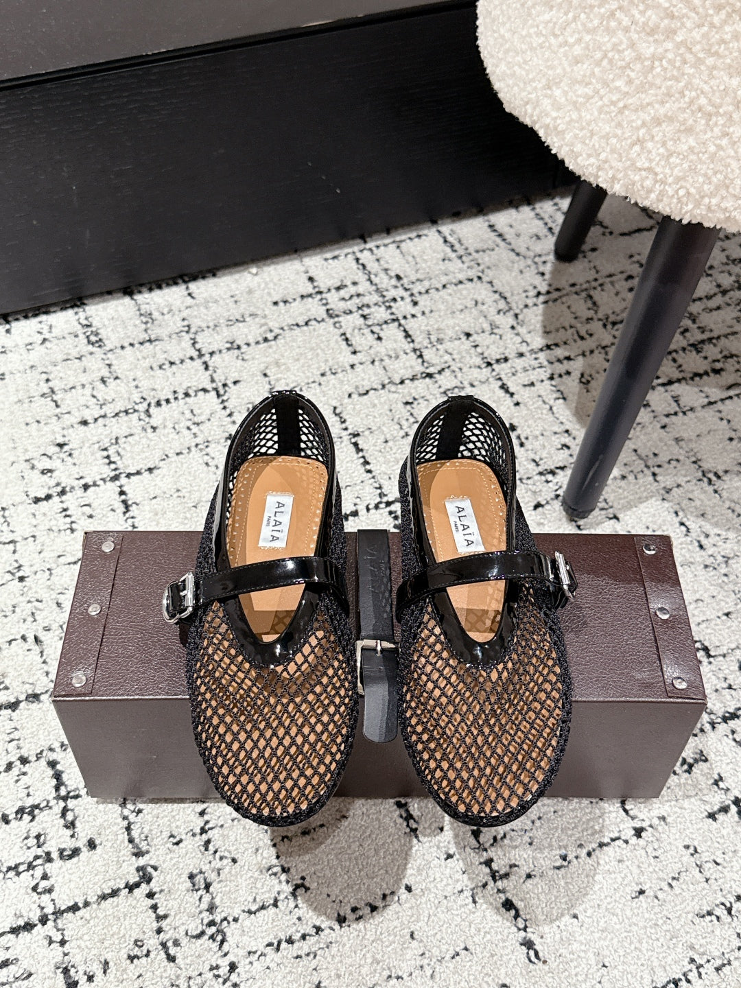 Alaïa Flat Mesh Ballet Flats – 25SS Collection
