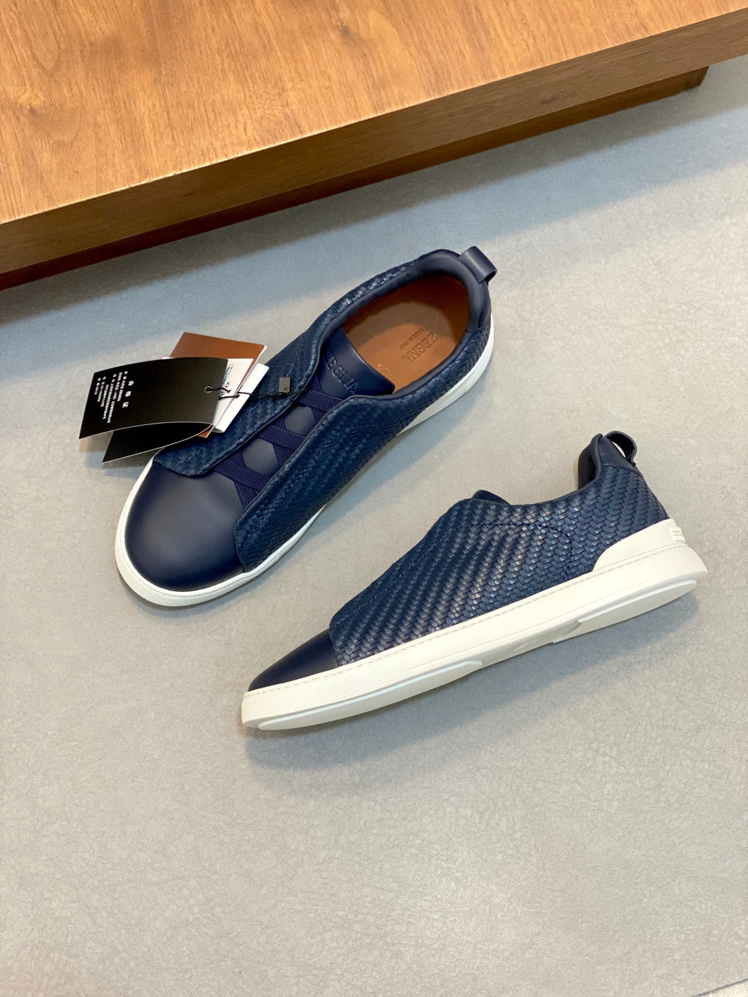 Ermenegildo Zegna Triple Stitch Sneakers