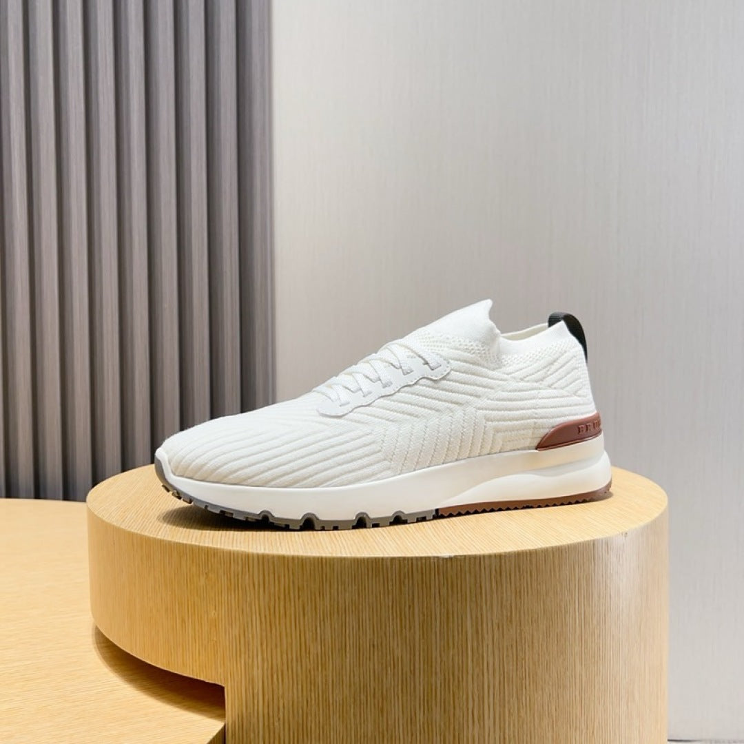 Brunello Cucinelli Men's Flyknit Sneakers – New Collection