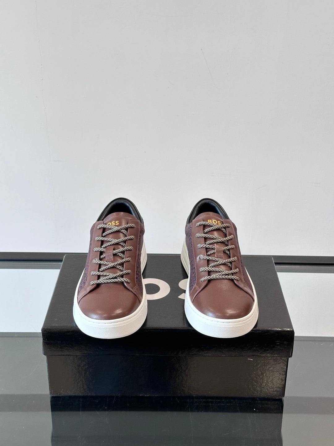 Boss Italian-Made Cupsole Sneakers