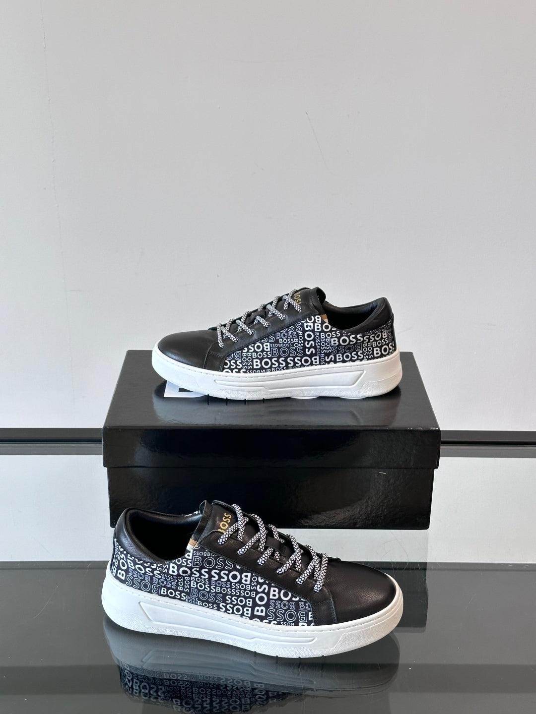 Boss Italian-Made Cupsole Sneakers