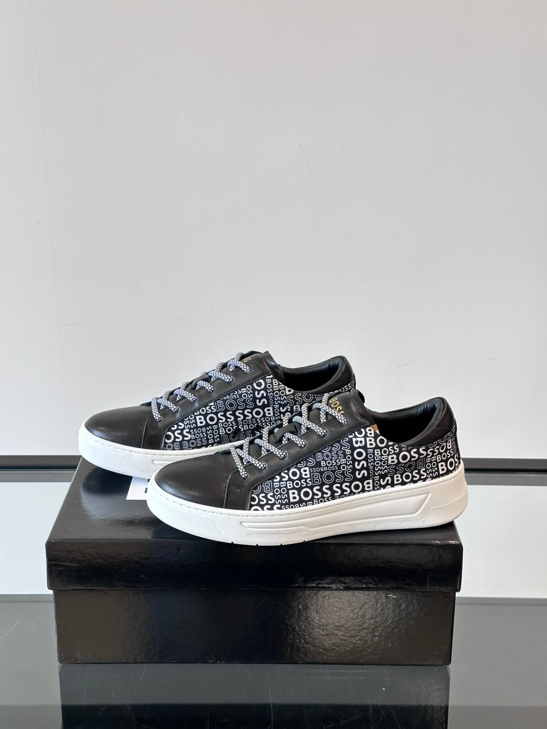 Boss Italian-Made Cupsole Sneakers