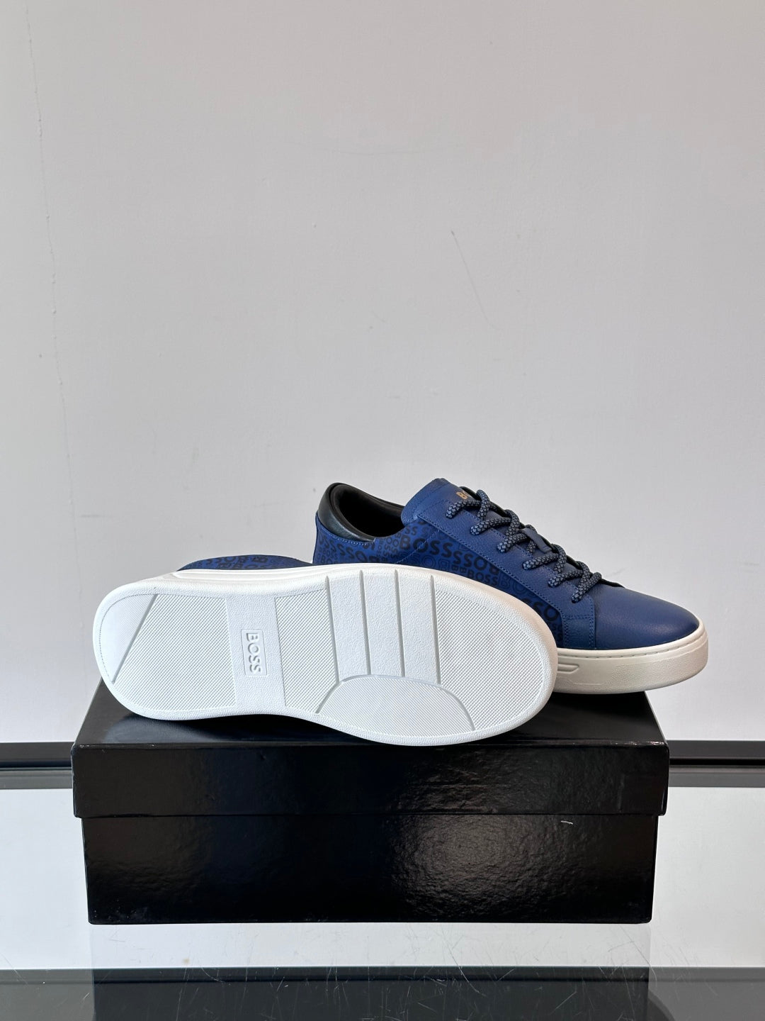 Boss Italian-Made Cupsole Sneakers