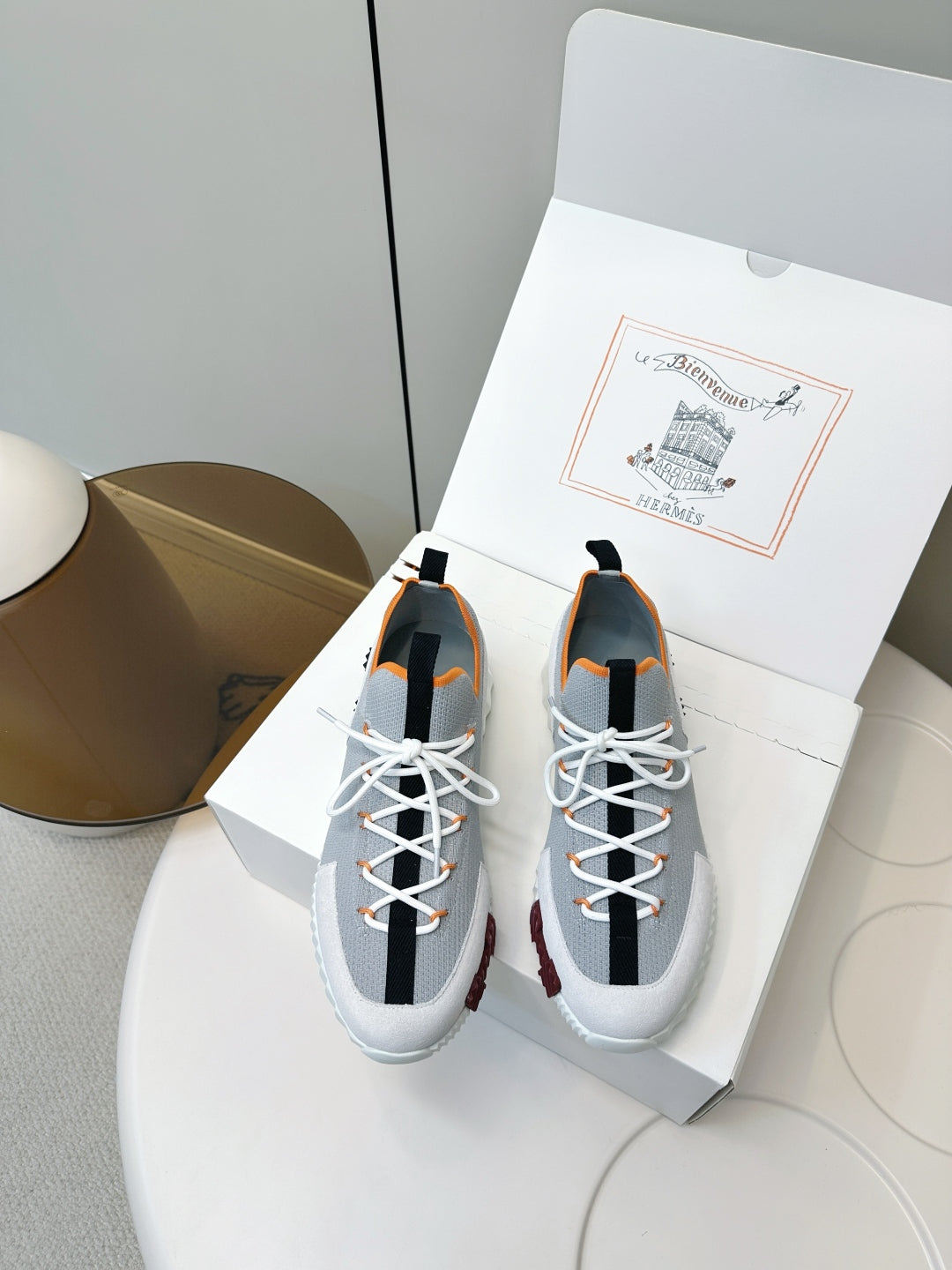 Hermes H Classic Couple Sneakers