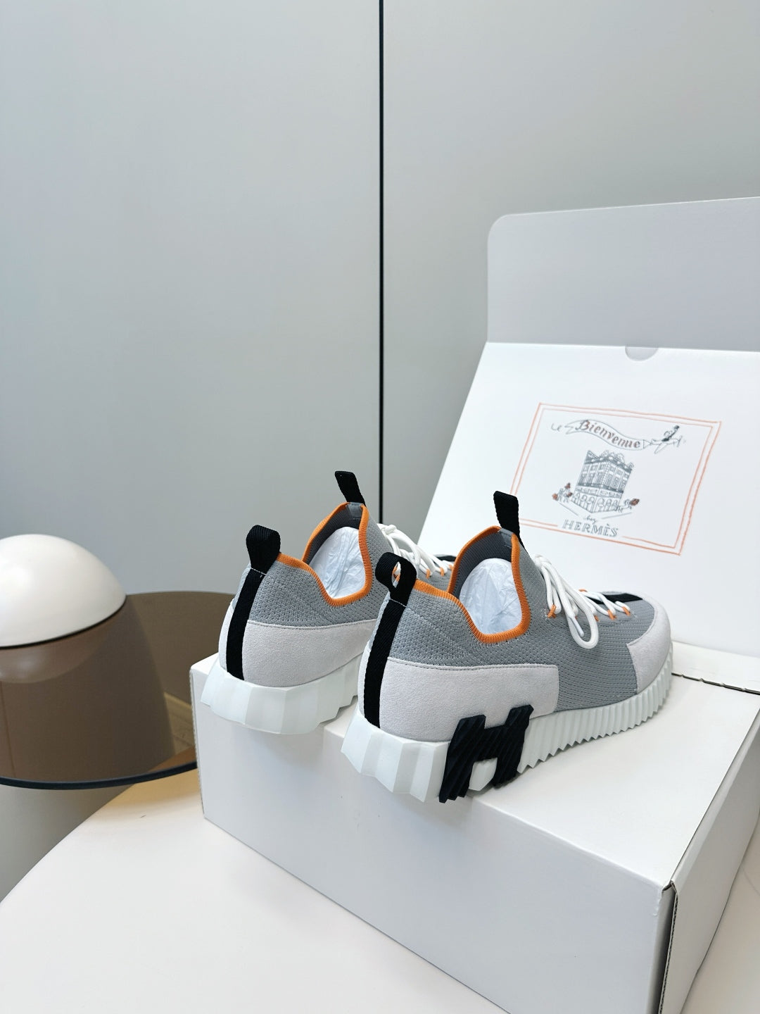 Hermes H Classic Couple Sneakers