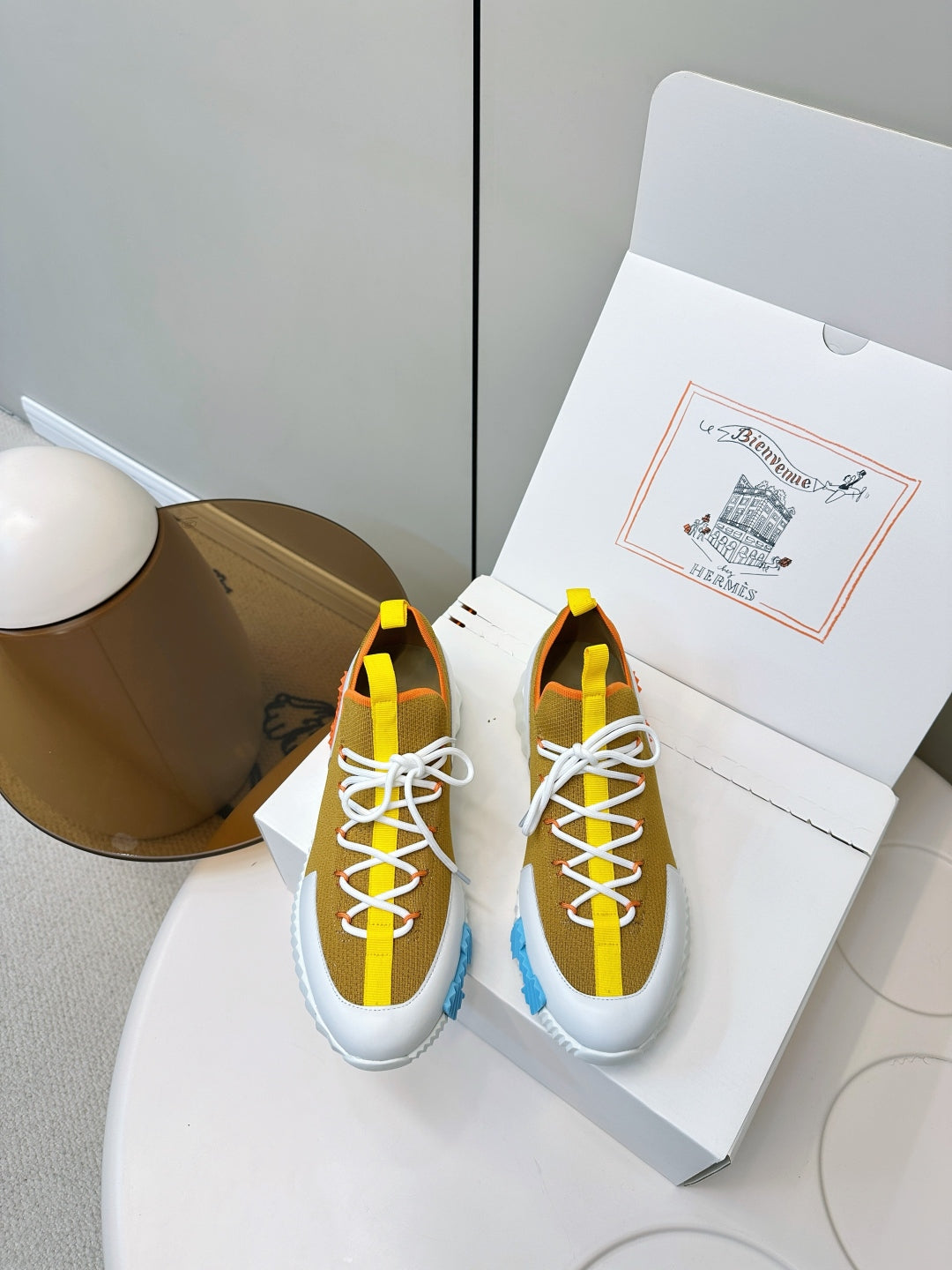 Hermes H Classic Couple Sneakers