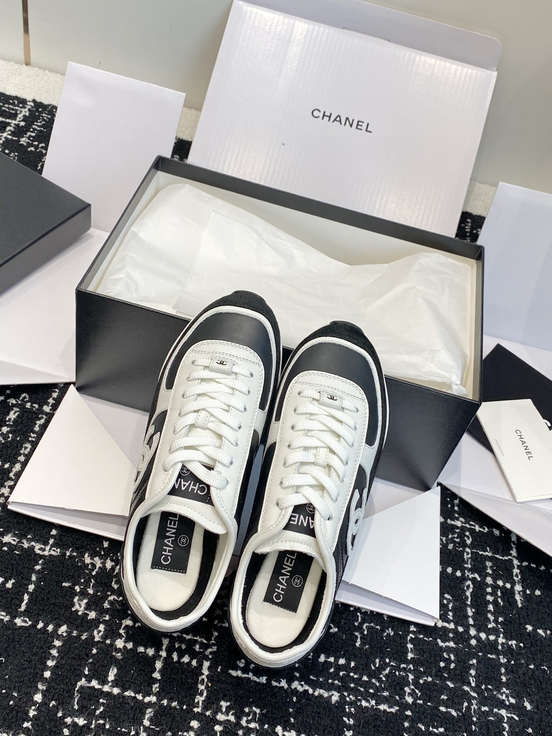Chanel Panda Platform Sneakers – 2025SS