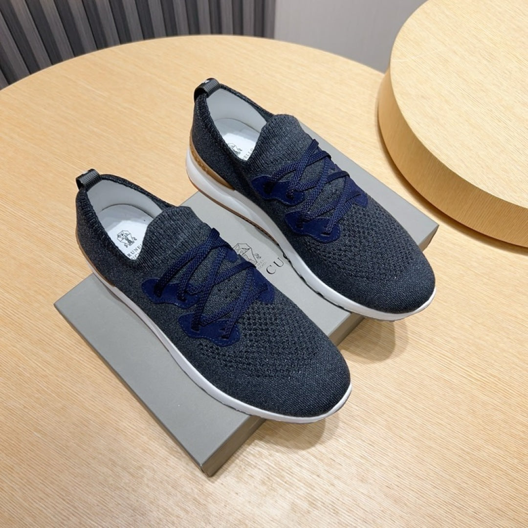 Brunello Cucinelli Men's Flyknit Sneakers – New Collection