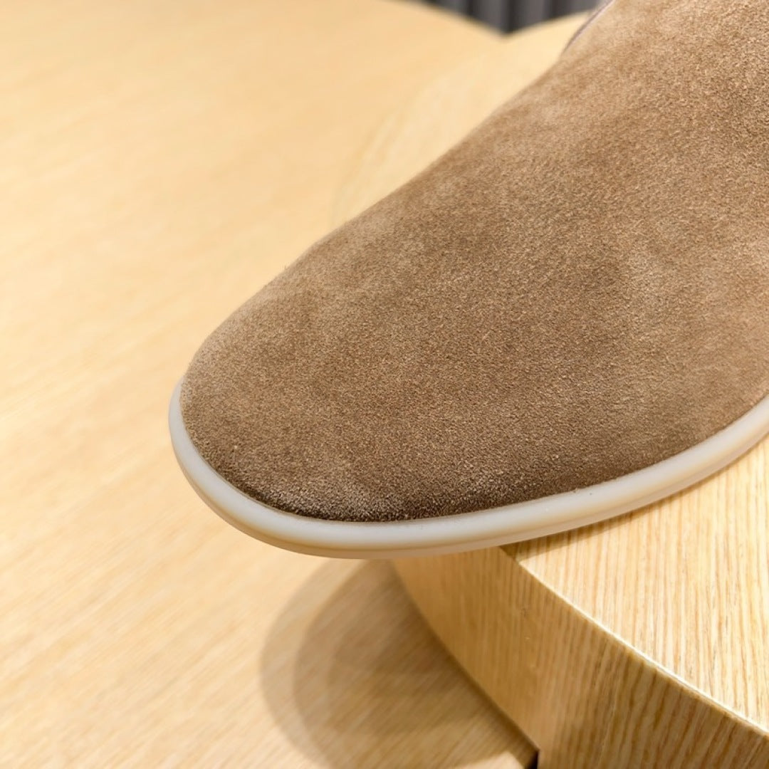Loro Piana Suede Moccasin Loafers – 2025 Collection