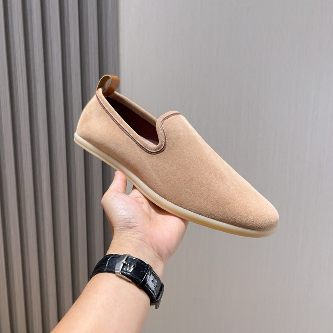 Loro Piana Suede Moccasin Loafers – 2025 Collection