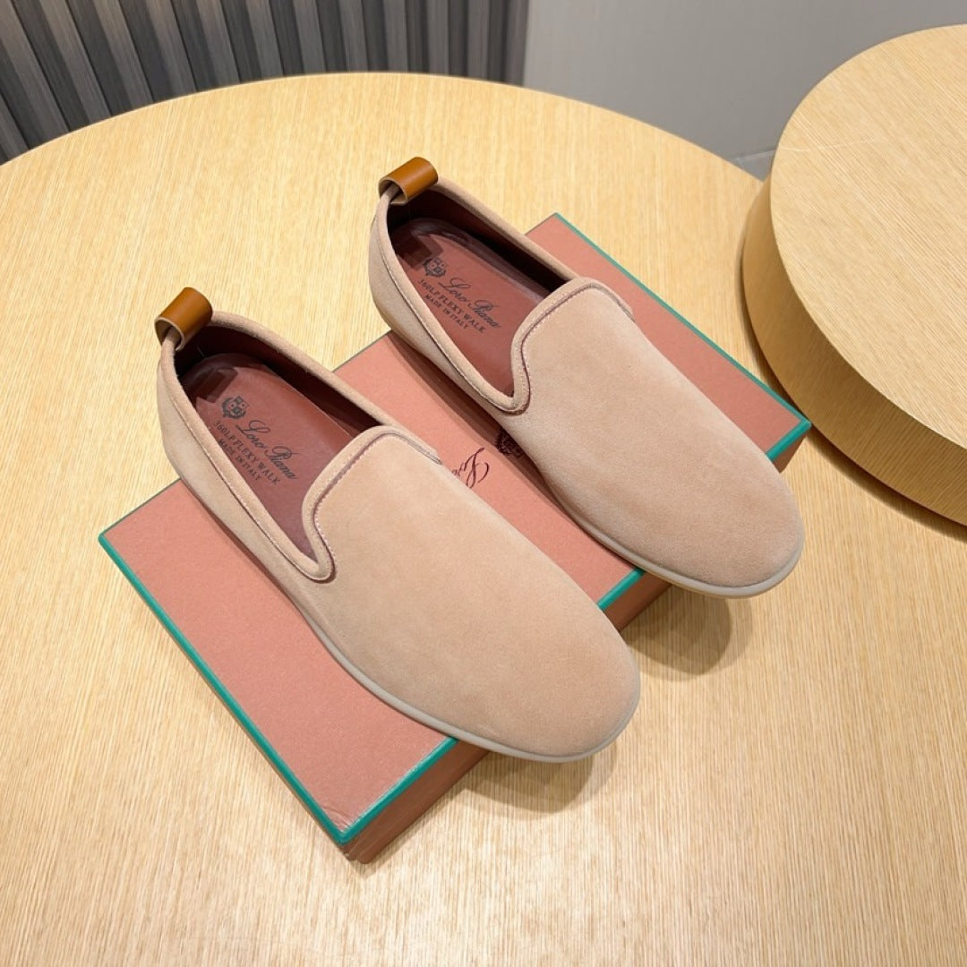 Loro Piana Suede Moccasin Loafers – 2025 Collection