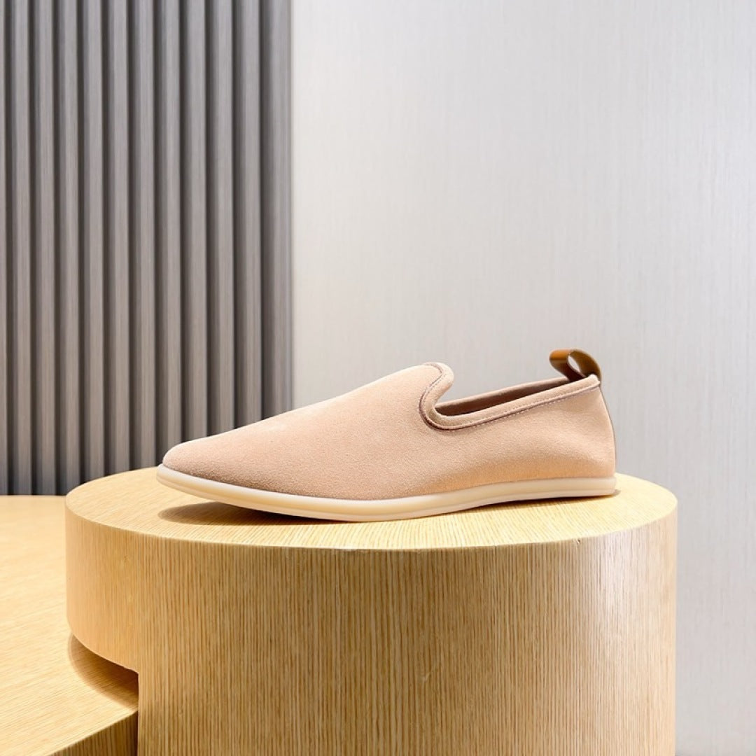 Loro Piana Suede Moccasin Loafers – 2025 Collection