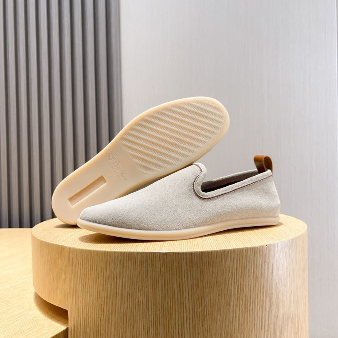Loro Piana Suede Moccasin Loafers – 2025 Collection