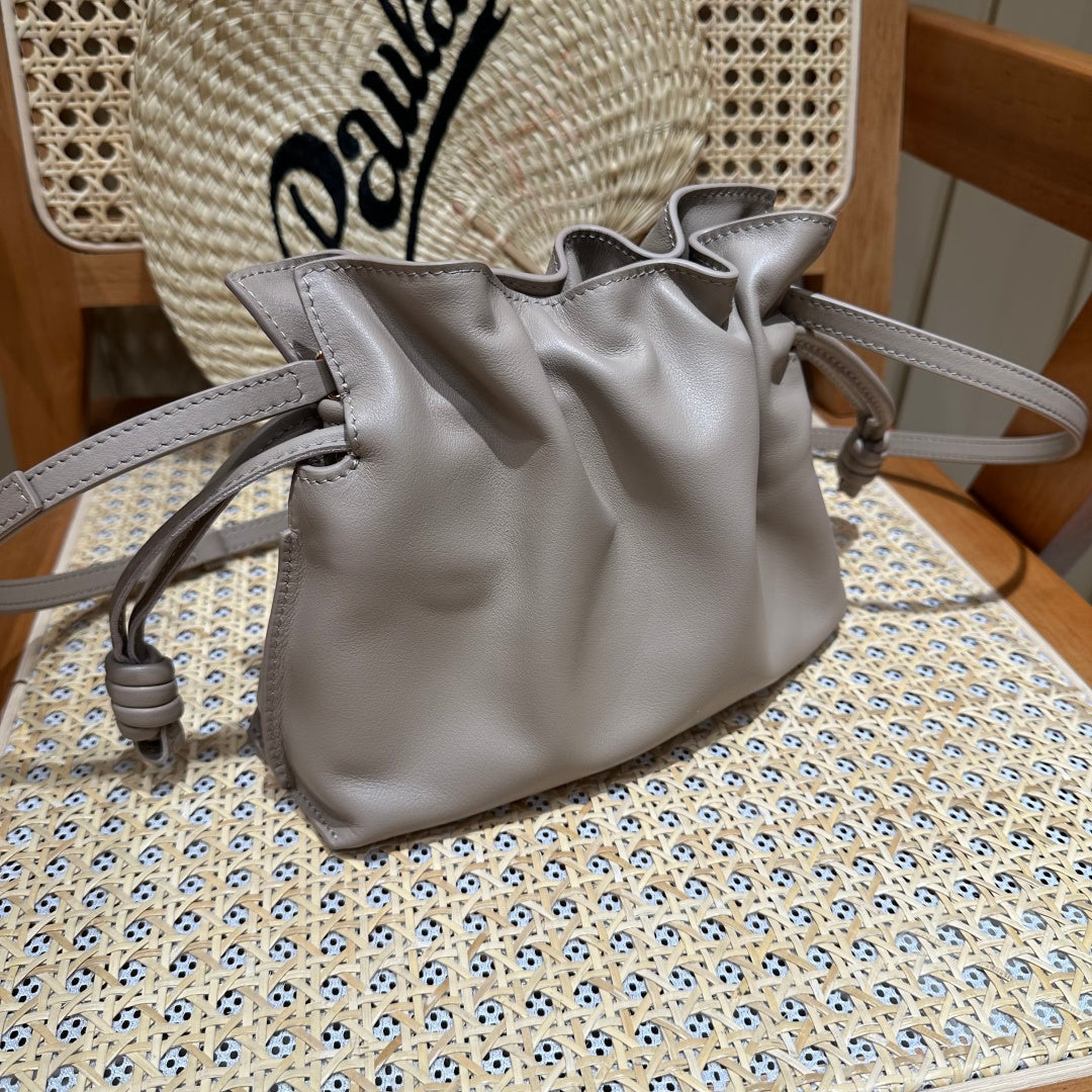 Loewe Flamenco Nappa Leather Shoulder Bag
