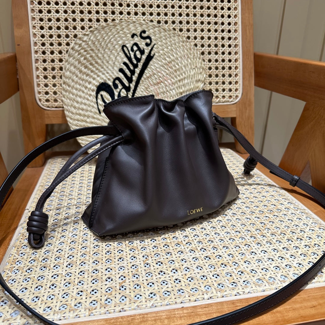 Loewe Flamenco Nappa Leather Shoulder Bag