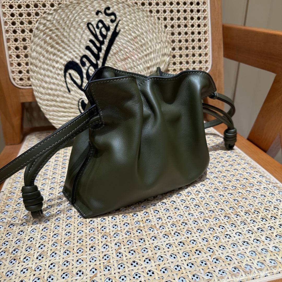 Loewe Flamenco Nappa Leather Shoulder Bag