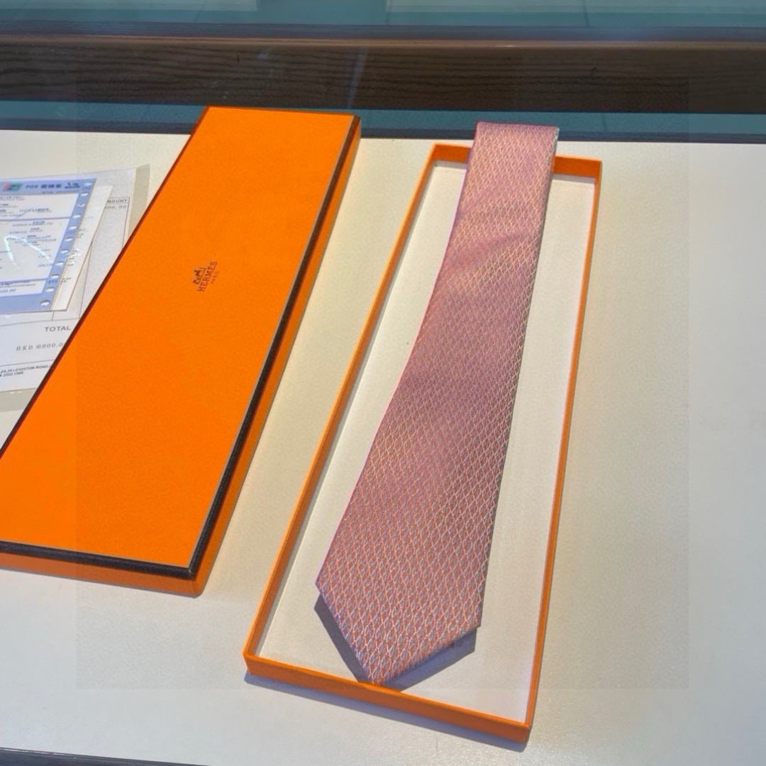 Hermès Men's Silk Tie – New Collection