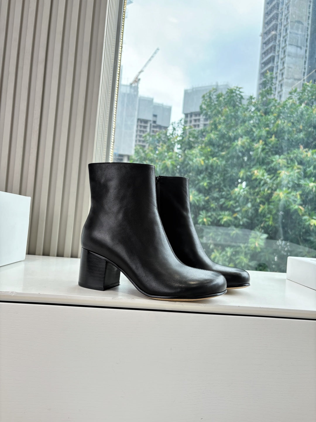 Loewe Leopard Print Block Heel Ankle Boots – 25SS