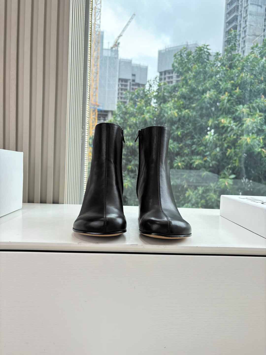 Loewe Leopard Print Block Heel Ankle Boots – 25SS