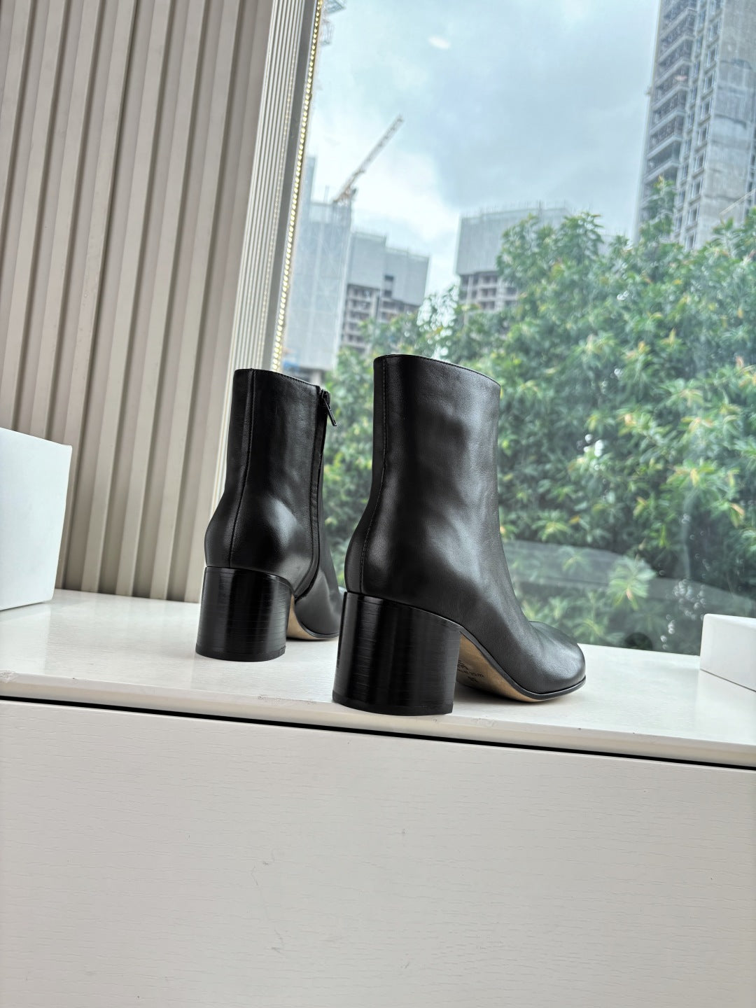 Loewe Leopard Print Block Heel Ankle Boots – 25SS