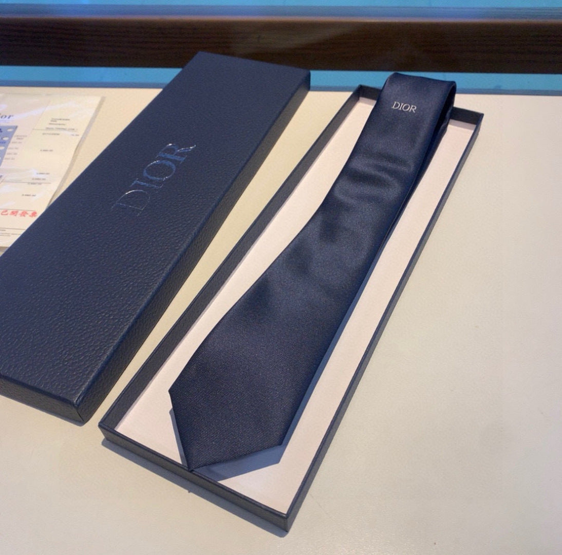 Dior Men's Logo Jacquard Tie