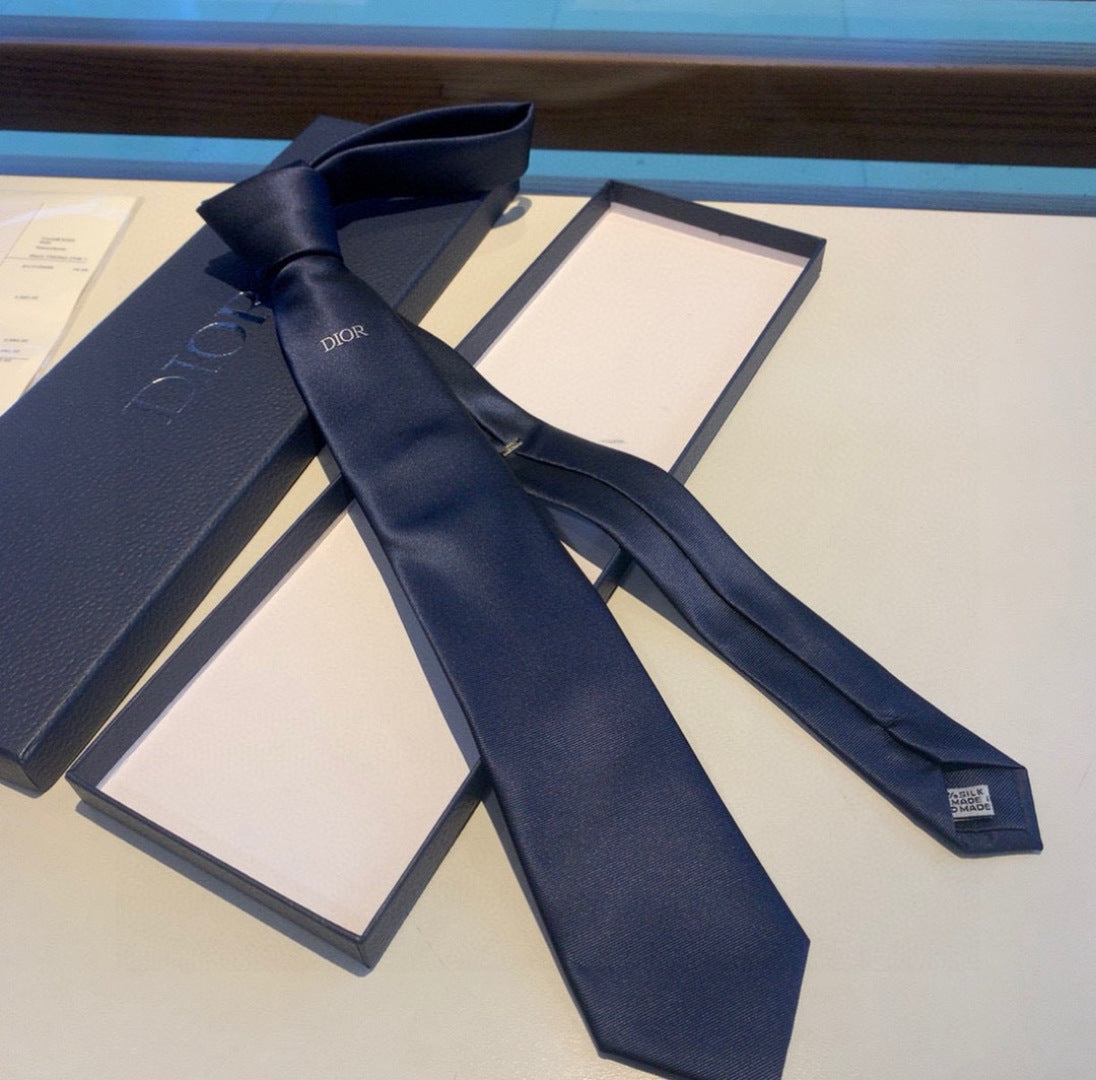 Dior Men's Logo Jacquard Tie