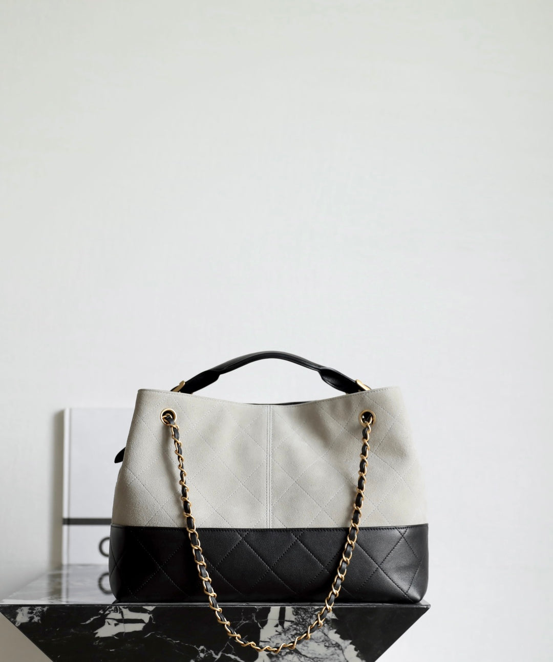 Chanel 25A Suede Hobo Shopping Bag – 25A Collection