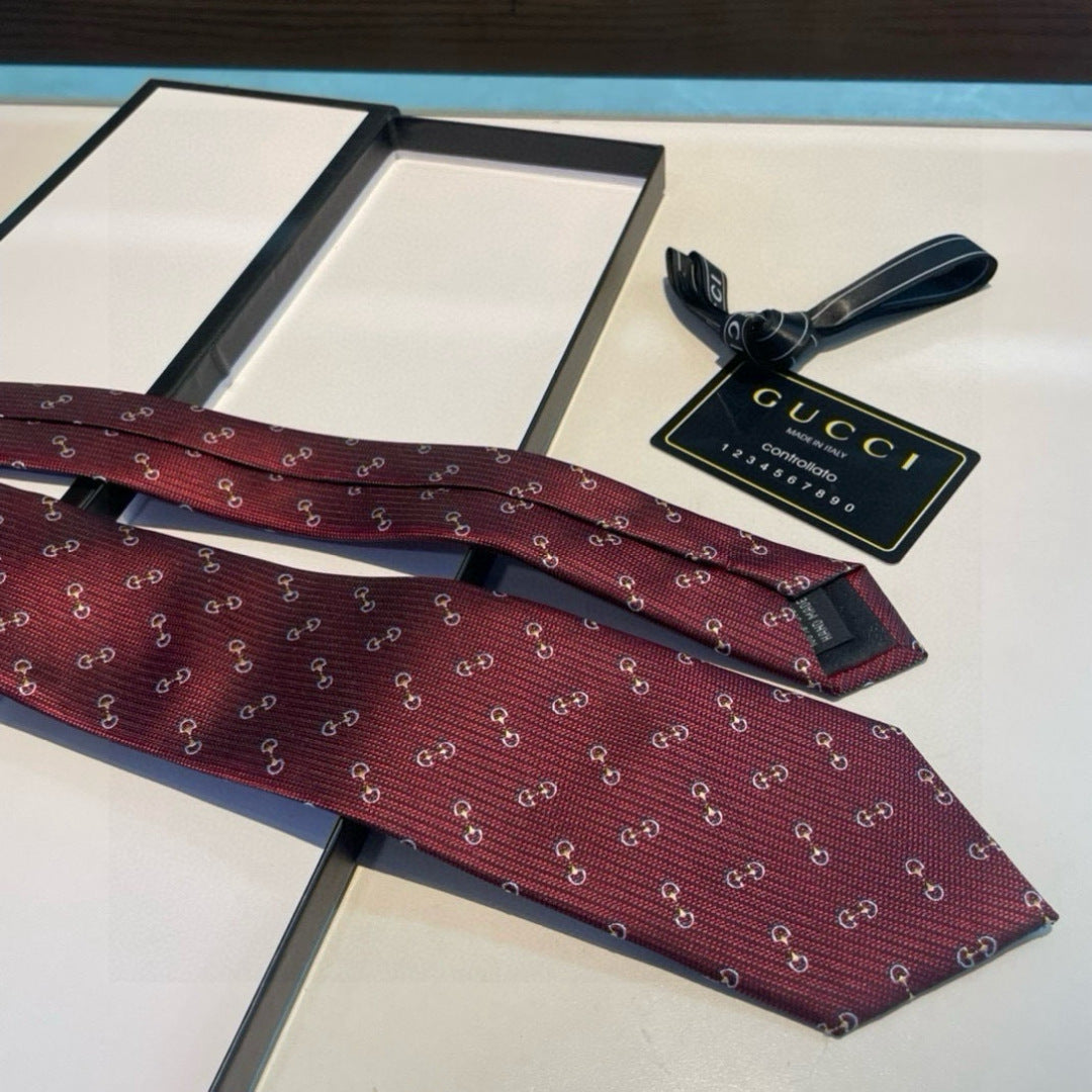 Gucci Men's Jacquard Silk Tie