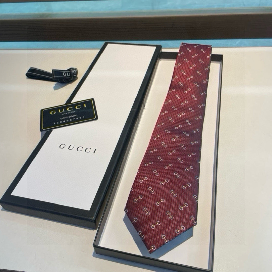 Gucci Men's Jacquard Silk Tie