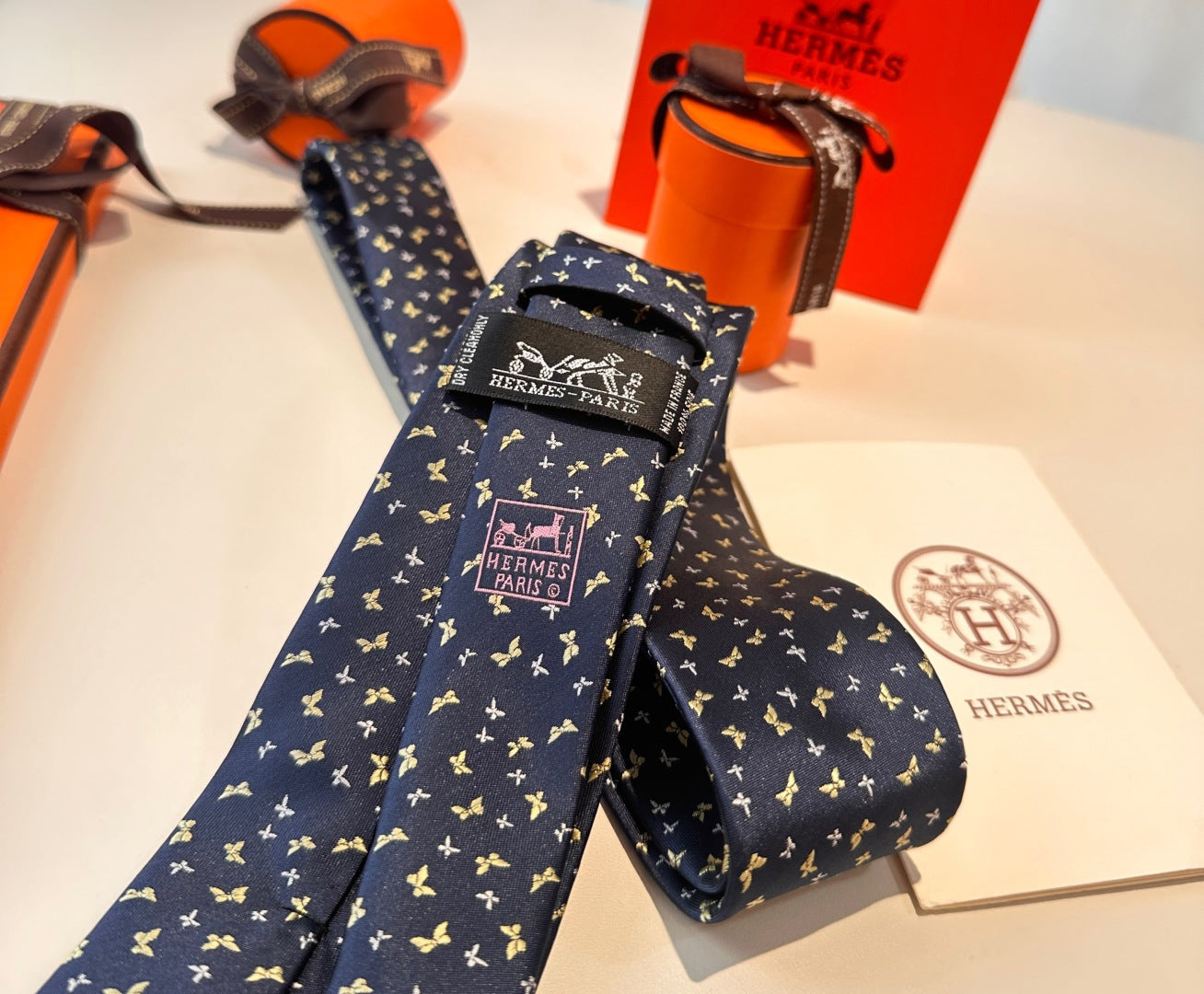 Hermès Animal Series Men's Silk Tie
