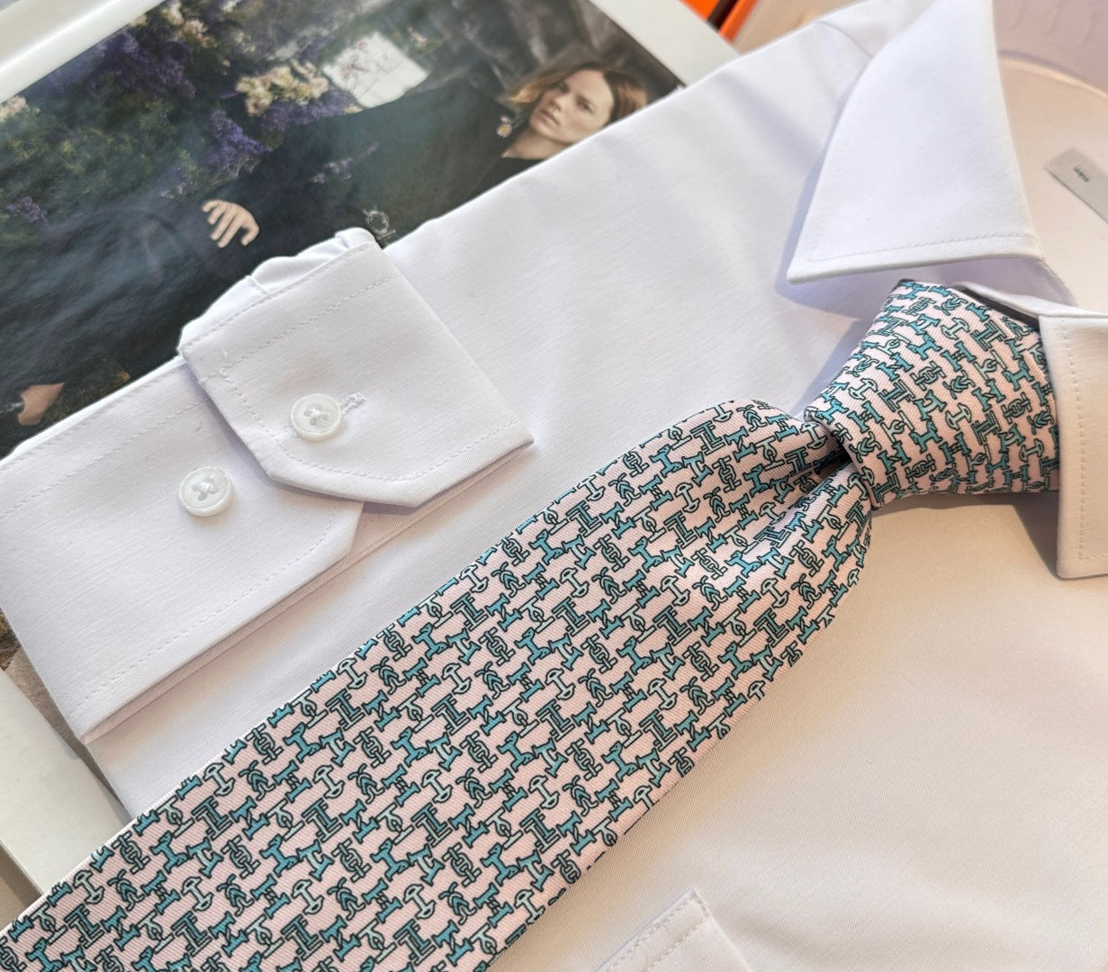 Hermès Men's Printed Silk Tie Series