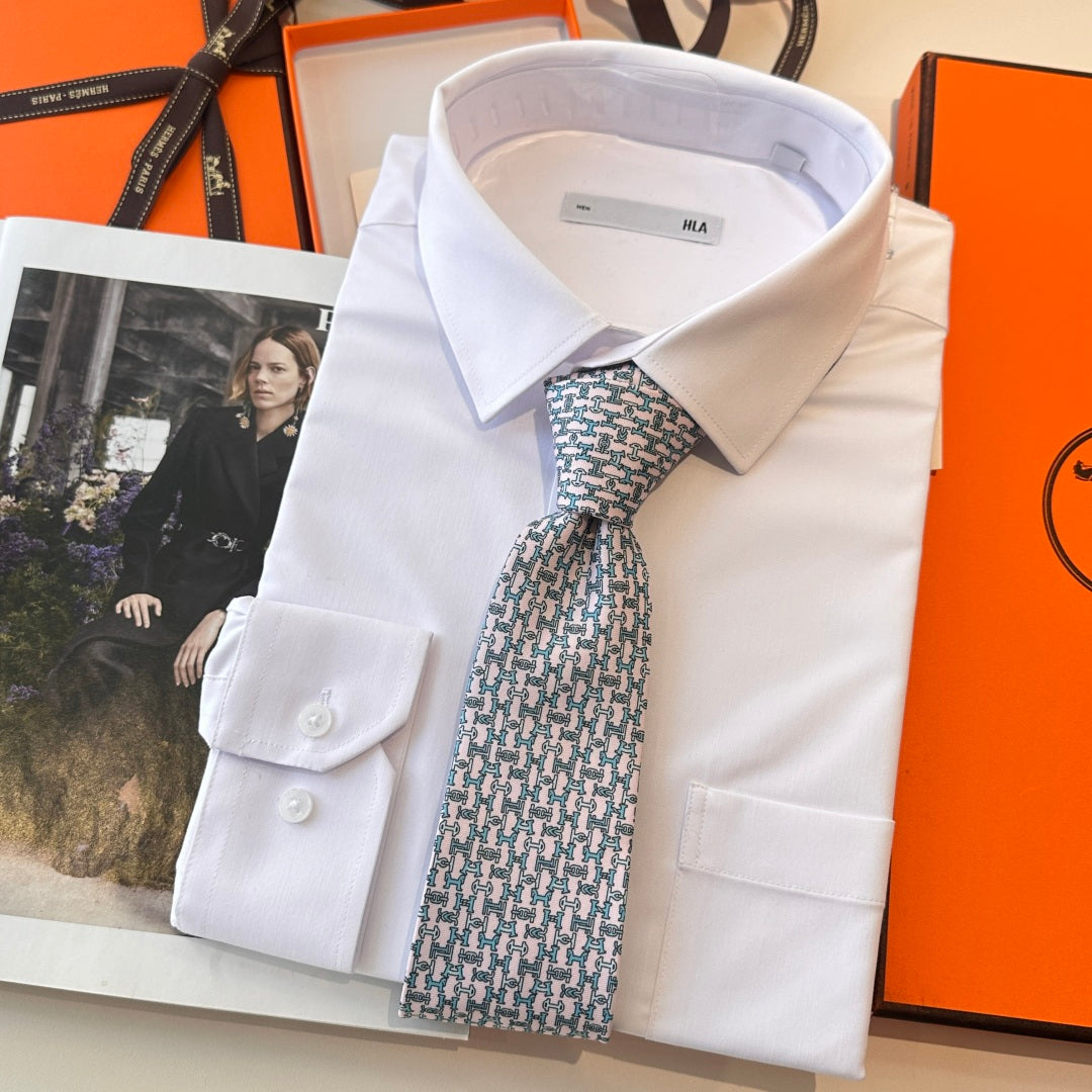 Hermès Men's Printed Silk Tie Series
