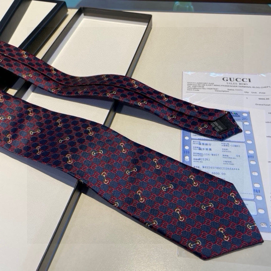 Dior Men's CD Logo Jacquard Tie