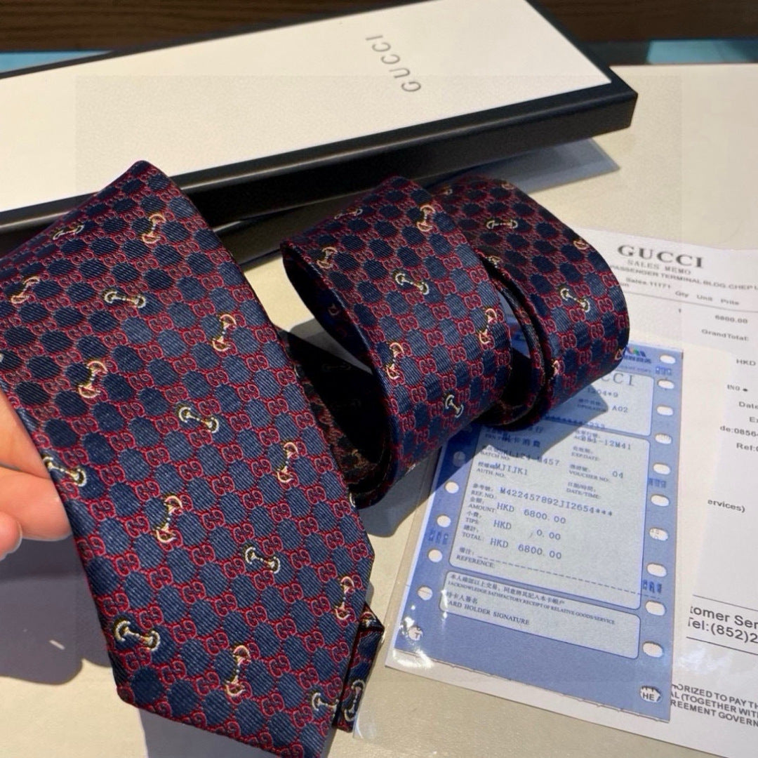 Dior Men's CD Logo Jacquard Tie
