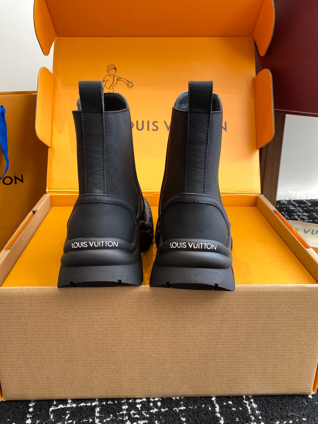 Louis Vuitton Runway Slip-On Ankle Boots – New Collection