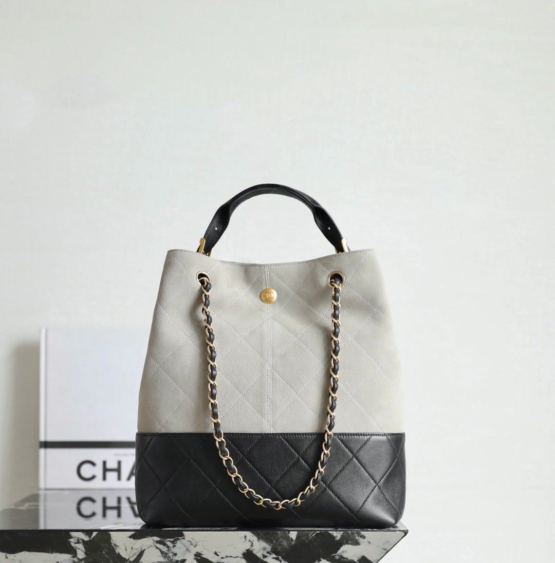 Chanel 25A Suede Effect Hobo Shopping Bag – 25A Collection