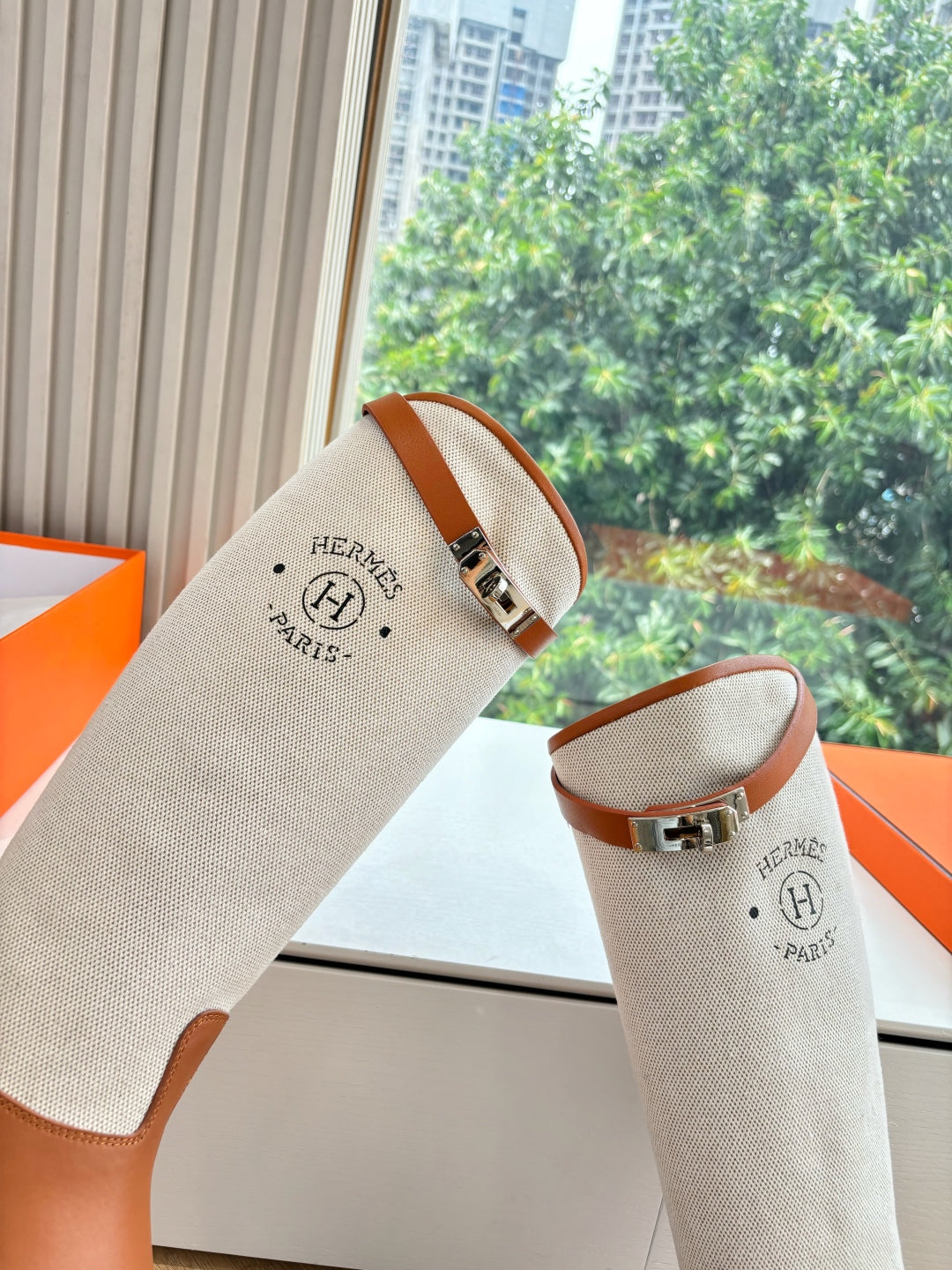 Hermès Classic Knee-High Boots – 2025FW